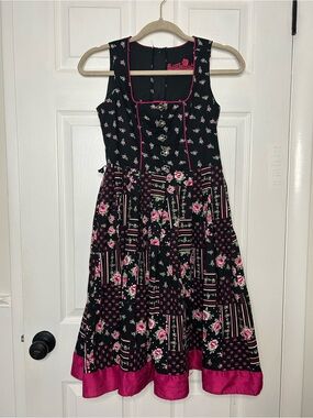 Happy Dirndl Floral Dress